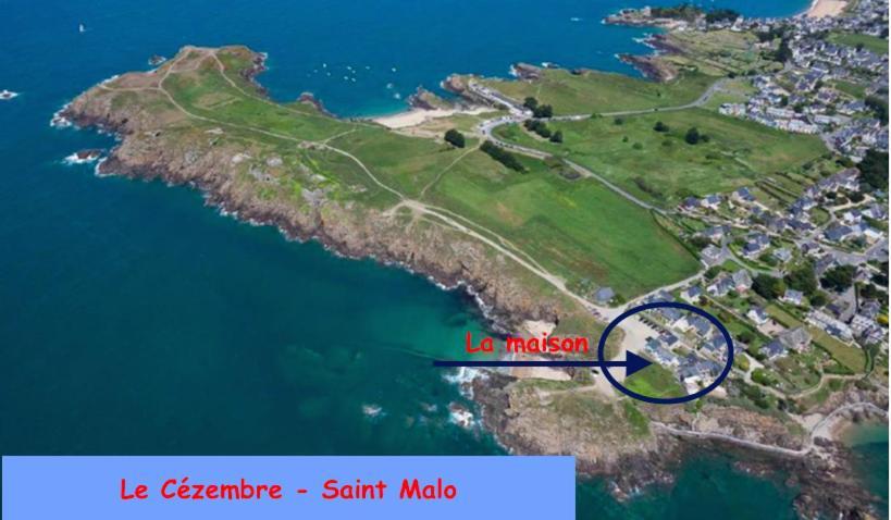 Le Cezembre - Vue 180 Baie St Malo Villa Saint-Malo Eksteriør bilde